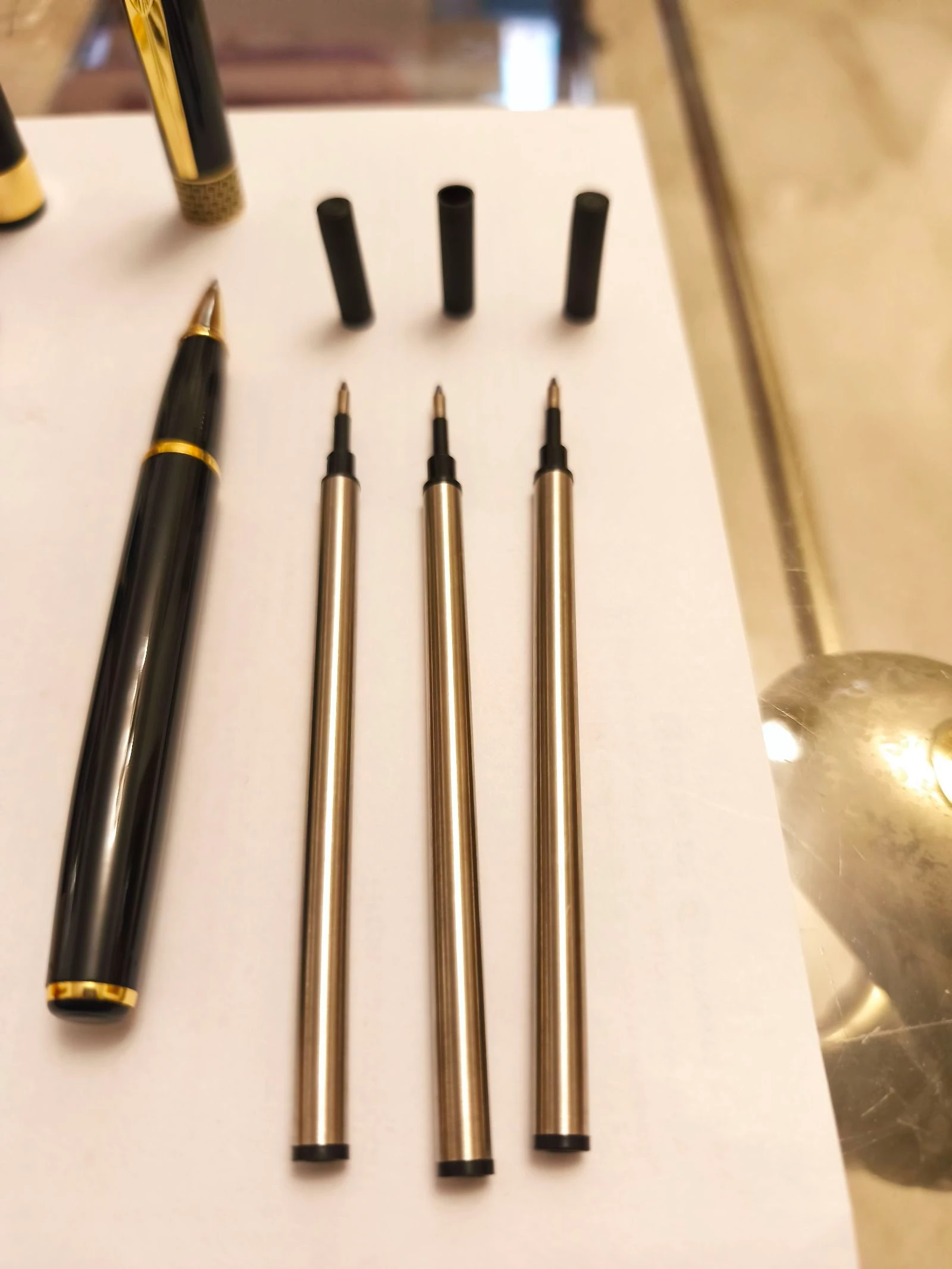 Five metallic gel ink pens – photo 9